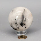 Quartz with Black Tourmaline Inclusions Sphere - 68MM 434g One-of-a-Kind Crystal Destiny