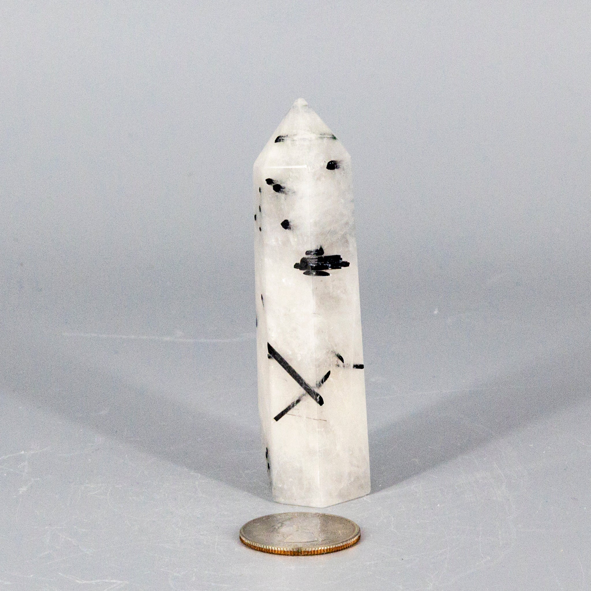 Quartz w/t Black Tourmaline Tower