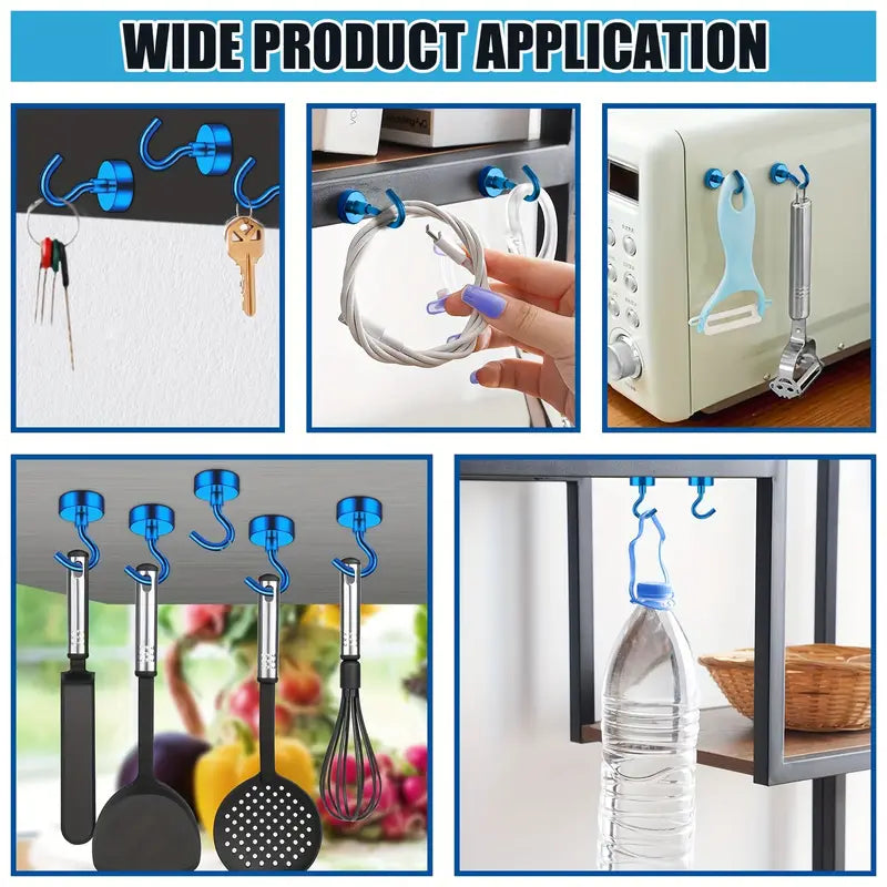 Ultra-Grip Magnetic Hooks Pi-Mart