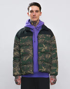 Loose Fit Camouflage Thick Down Jacket Pi-Mart
