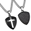 Men's Black R2 Shield Cross - SC KingdomWear