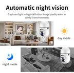 360° 1080P IP E27 Light Bulb Camera Wi-Fi IR Night Smart Home Wireless Security Pi-Mart
