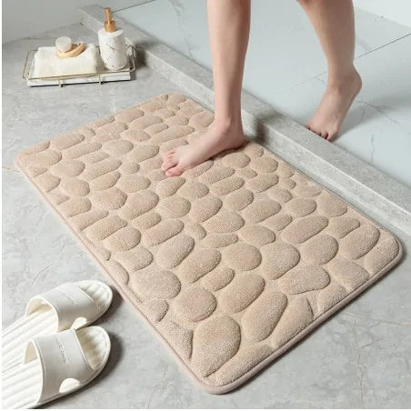 Non-Slip Embossed Bathroom Mat Pi-Mart