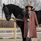 Double-Breasted Wool Blend Coat - SJB-DIAMOND ELITES