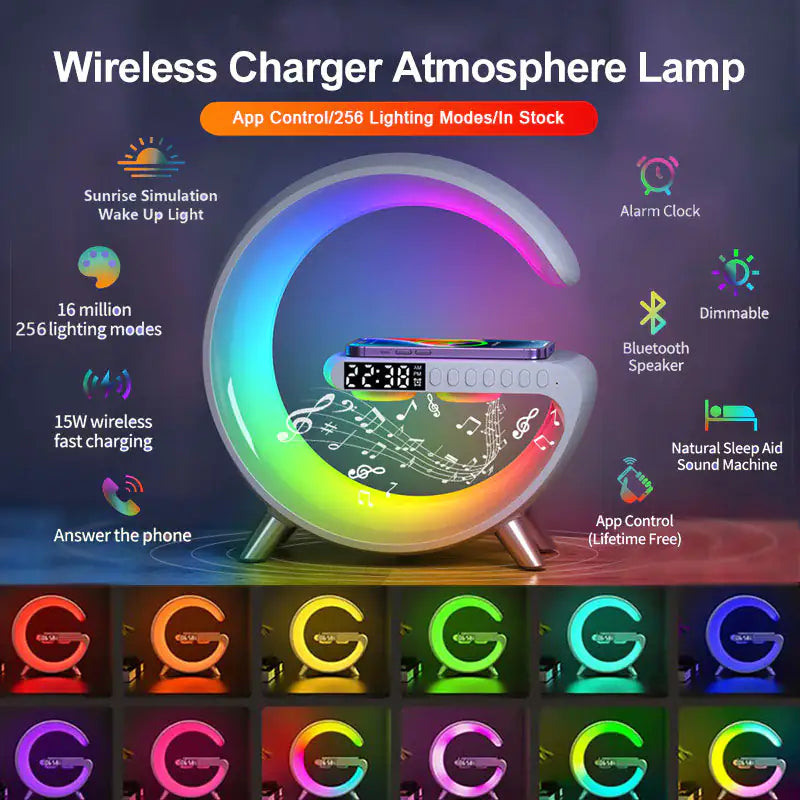 LED Lamp Wireless Charger Pi-Mart
