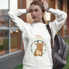Reindeer Christmas Sweatshirt - Cozy Holiday Sweater | Femstylo - SJB-DIAMOND ELITES