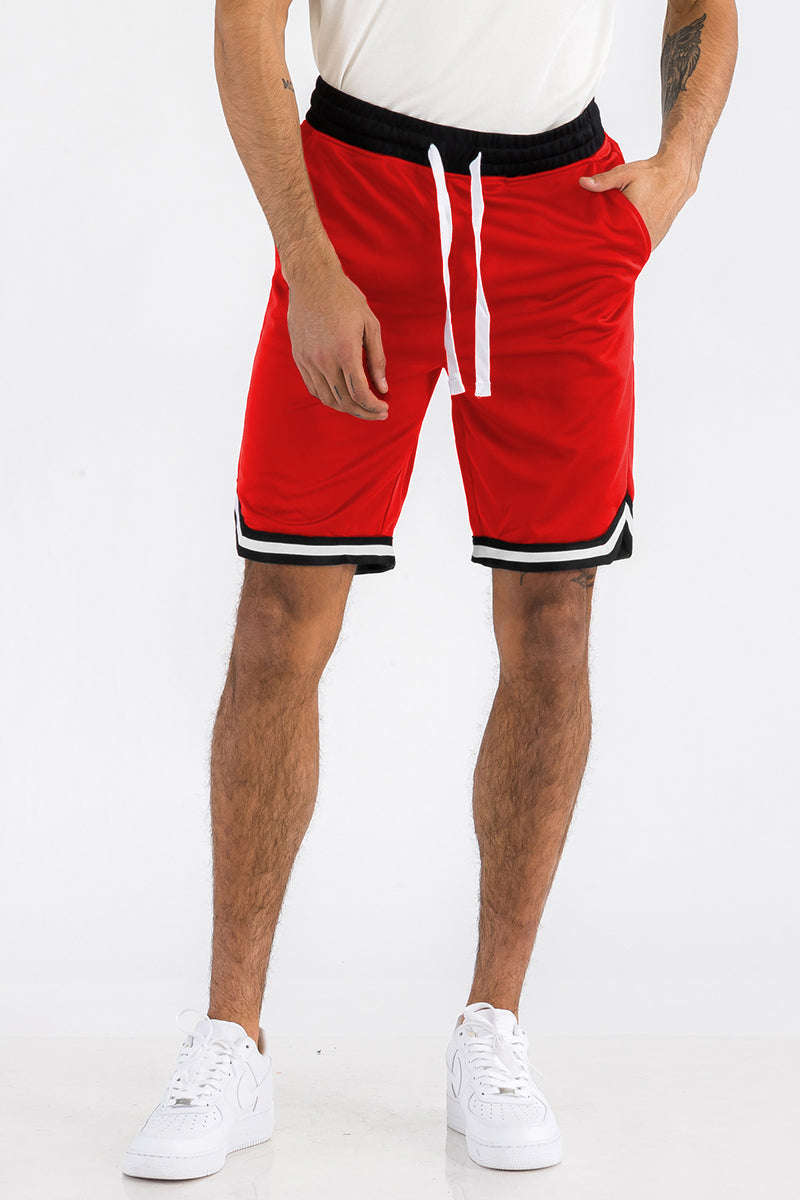 Mens Striped Basketball Active Jordan Shorts - SJB-DIAMOND ELITES