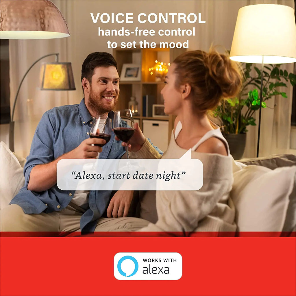 LED Smart Light Bulb, Alexa Compatible Pi-Mart