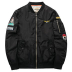 Thick Olive Green Men's Pilot Jacket