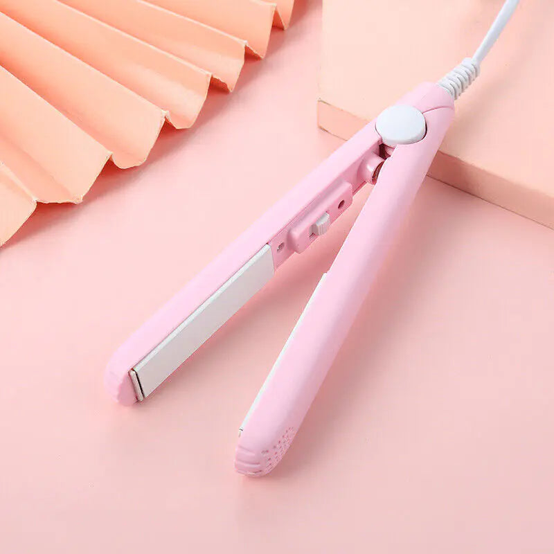 Mini Portable Hair Iron Hair Straightener Curler Professional Hair Irons Ceramic Pi-Mart