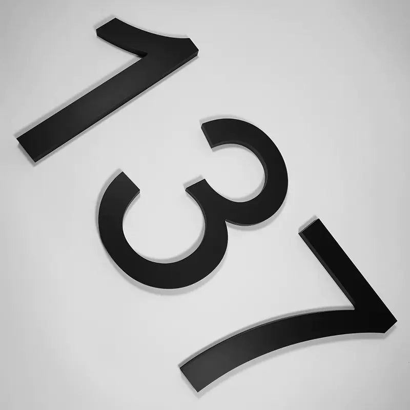 Acrylic Floating House Number Pi-Mart