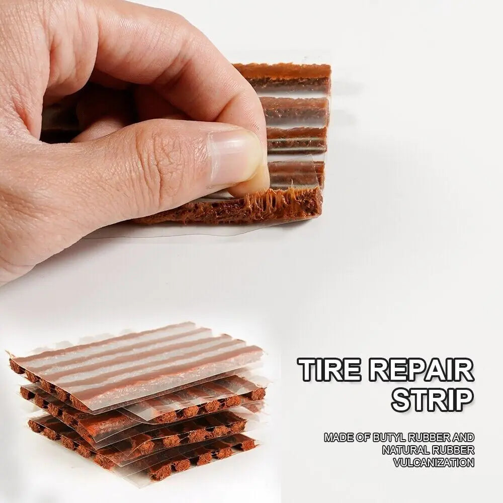 68pc Tire Repair Kit DIY Flat Tire Repair Car Truck Motorcycle Home Plug Patch Pi-Mart