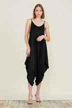 Harem Jumpsuit Romper – Chic & Versatile One-Piece | Breathable Rayon
