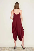 Harem Jumpsuit Romper – Chic & Versatile One-Piece | Breathable Rayon