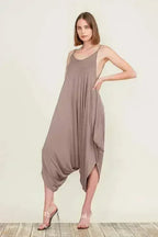 Harem Jumpsuit Romper – Chic & Versatile One-Piece | Breathable Rayon
