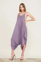 Harem Jumpsuit Romper – Chic & Versatile One-Piece | Breathable Rayon