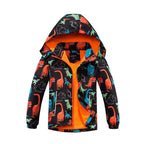 Kids Dinosaur Jackets - Waterproof Windproof Outerwear Pi-Mart