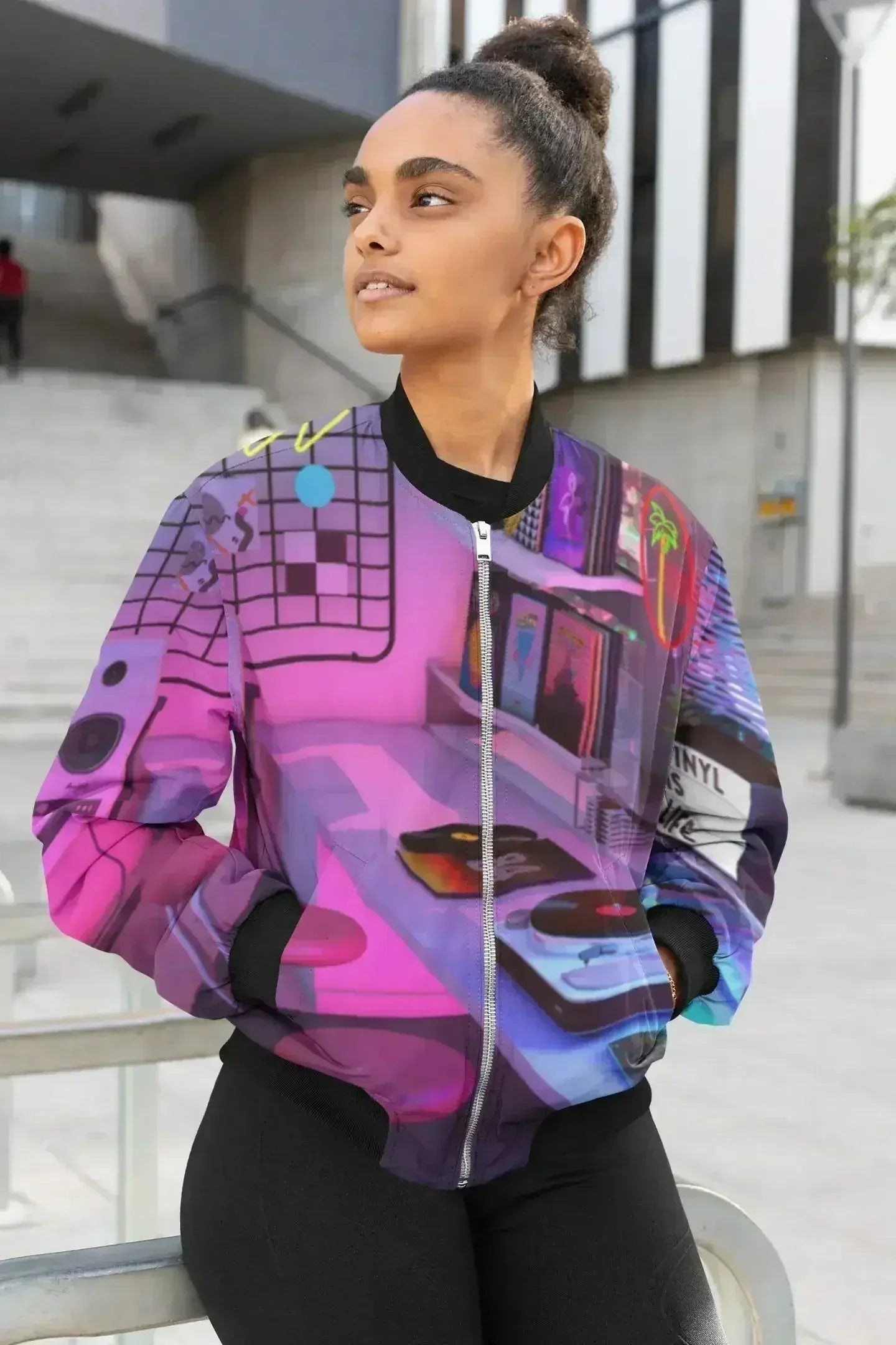 Aamielez Female Bomber Jacket - SJB-DIAMOND ELITES