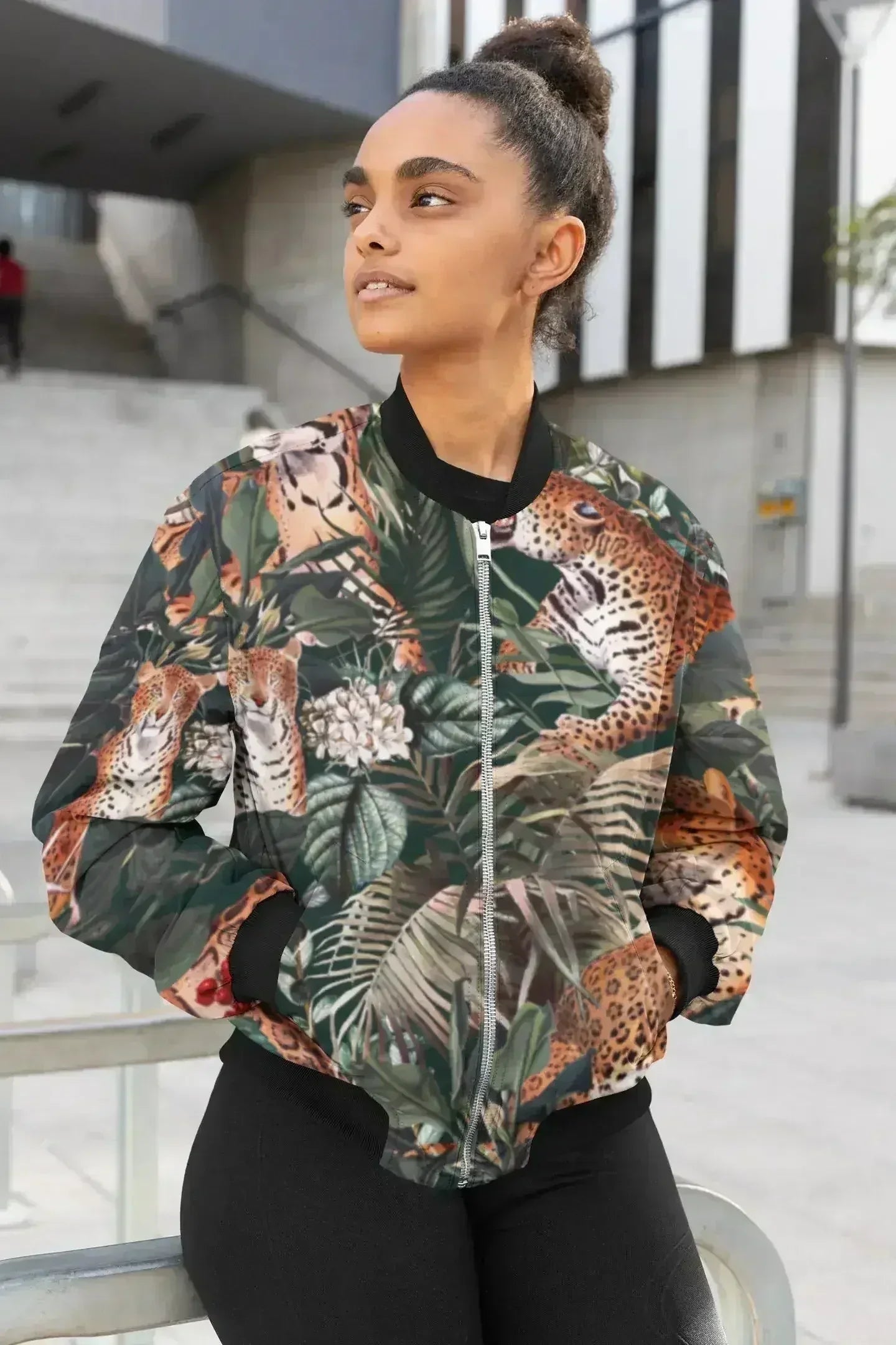 Alberi Female Bomber Jacket - SJB-DIAMOND ELITES