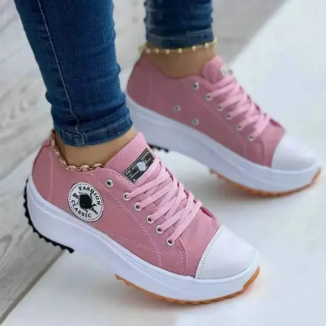 Canvas Comfort Sneakers Pi-Mart