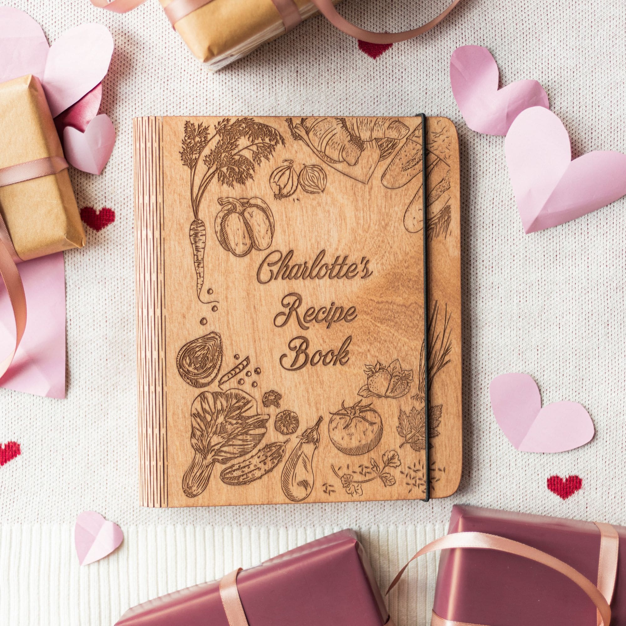Wooden Recipe Book – Peppers Theme - SJB-DIAMOND ELITES