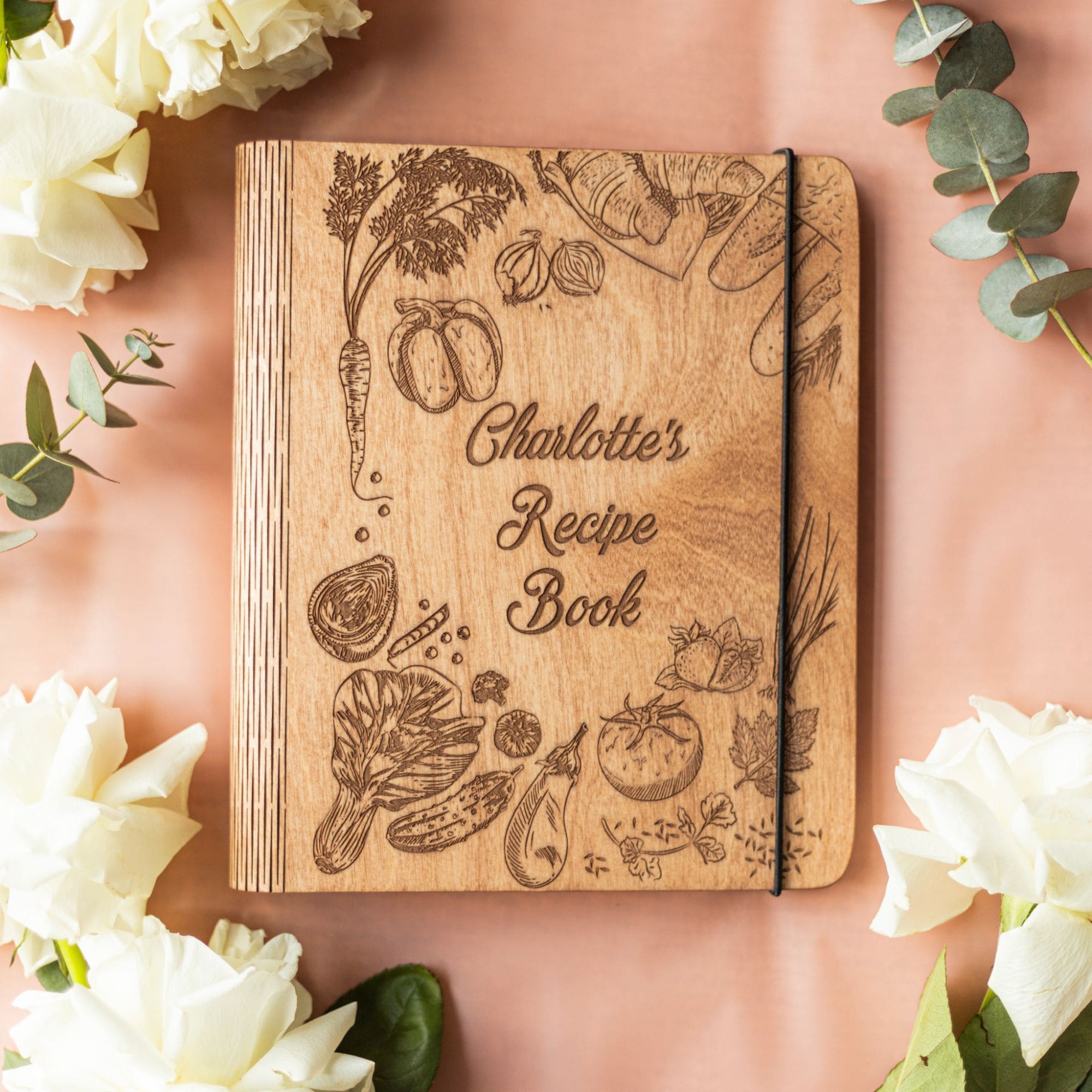 Wooden Recipe Book – Peppers Theme - SJB-DIAMOND ELITES