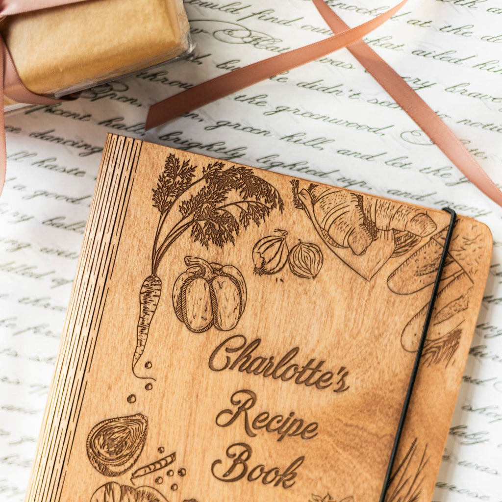 Wooden Recipe Book – Peppers Theme - SJB-DIAMOND ELITES