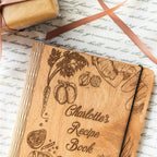 Wooden Recipe Book – Peppers Theme - SJB-DIAMOND ELITES