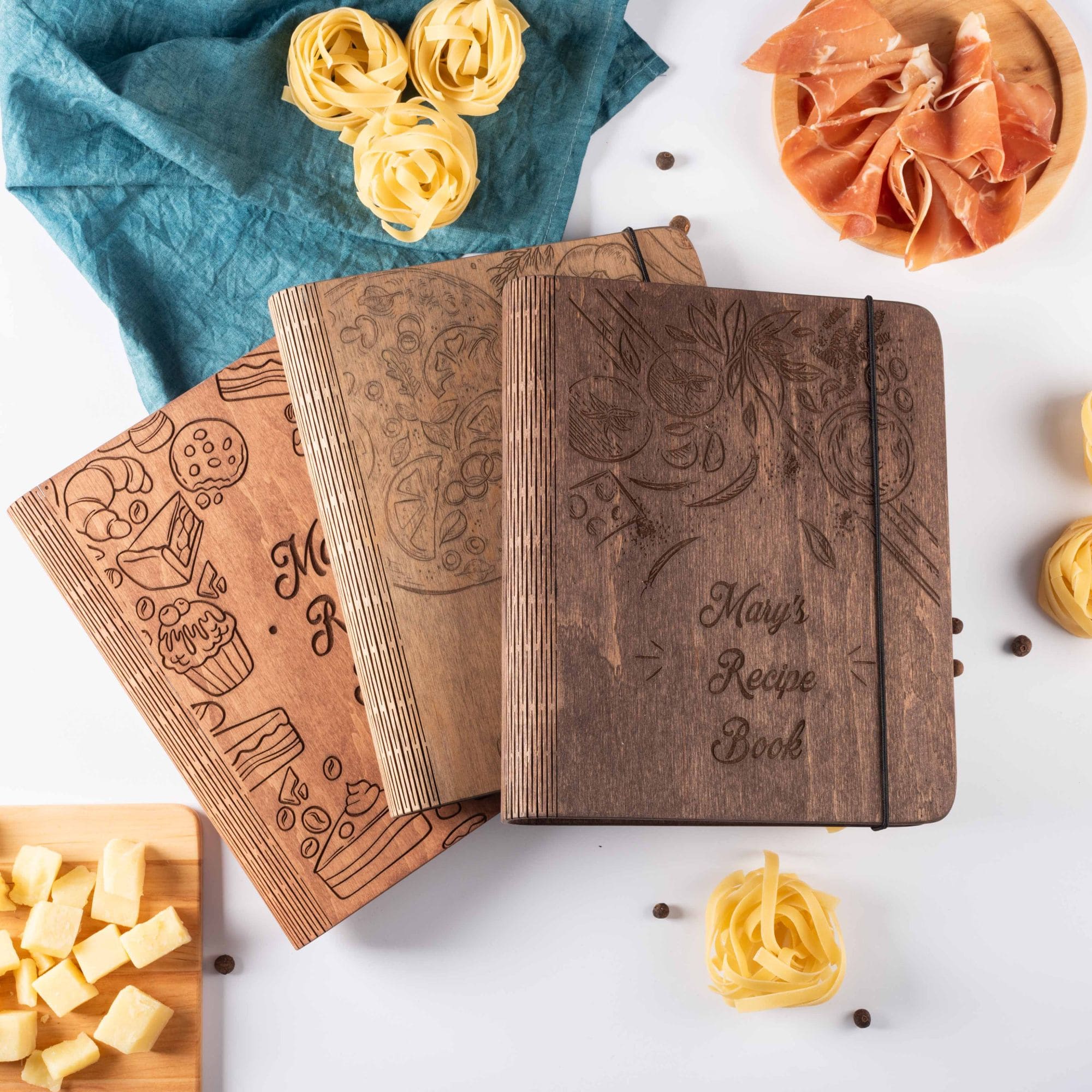 Wooden Recipe Book – Peppers Theme - SJB-DIAMOND ELITES