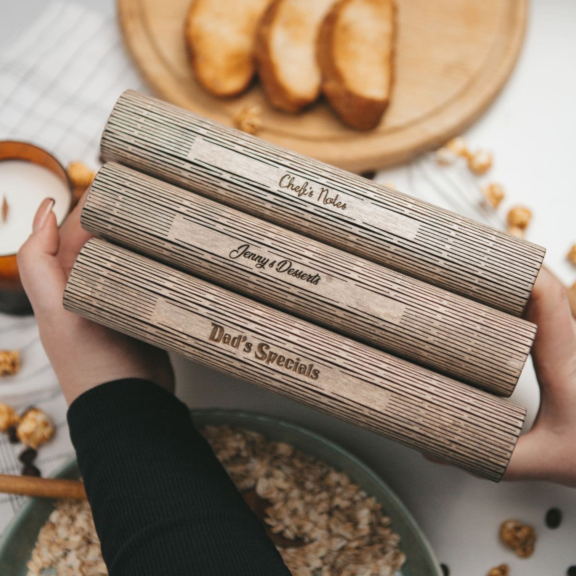 Wooden Recipe Book – Peppers Theme - SJB-DIAMOND ELITES