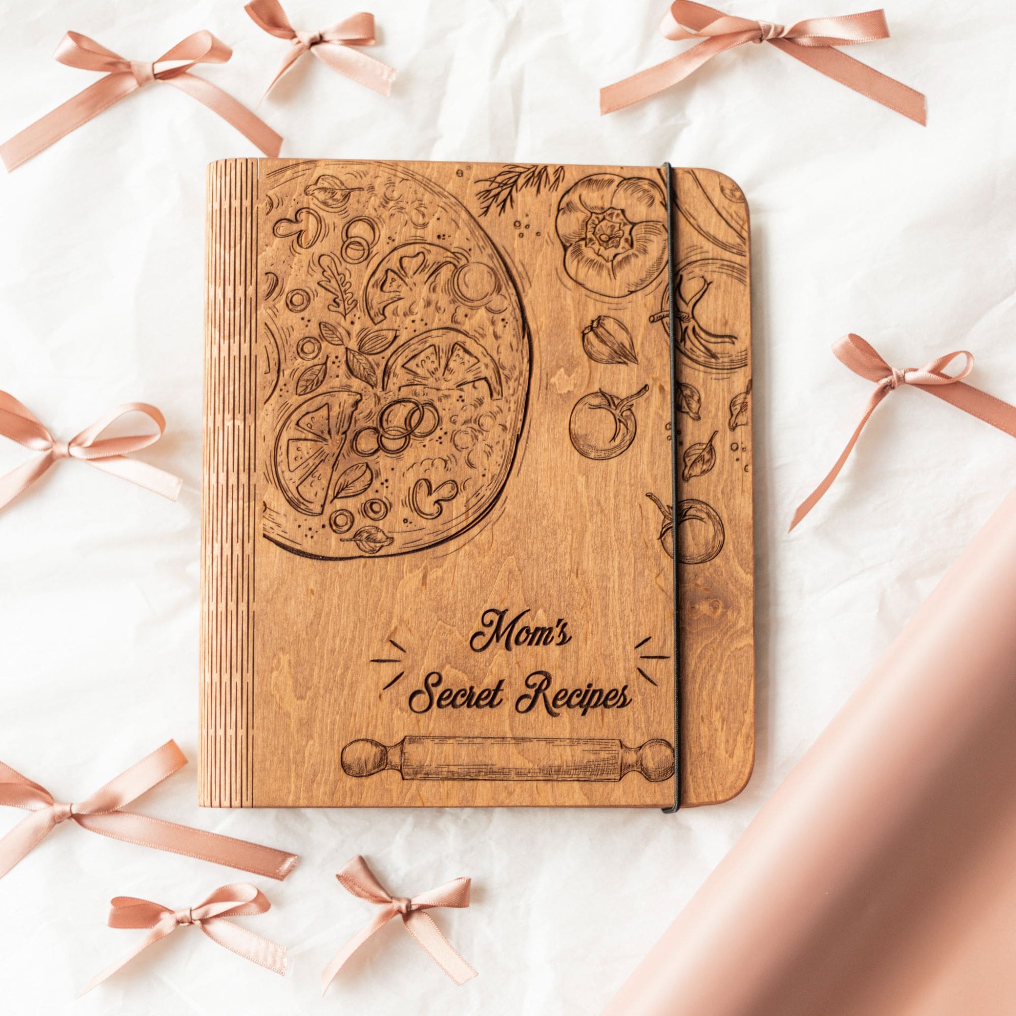 Wooden Recipe Book – Pizza Recipes - SJB-DIAMOND ELITES