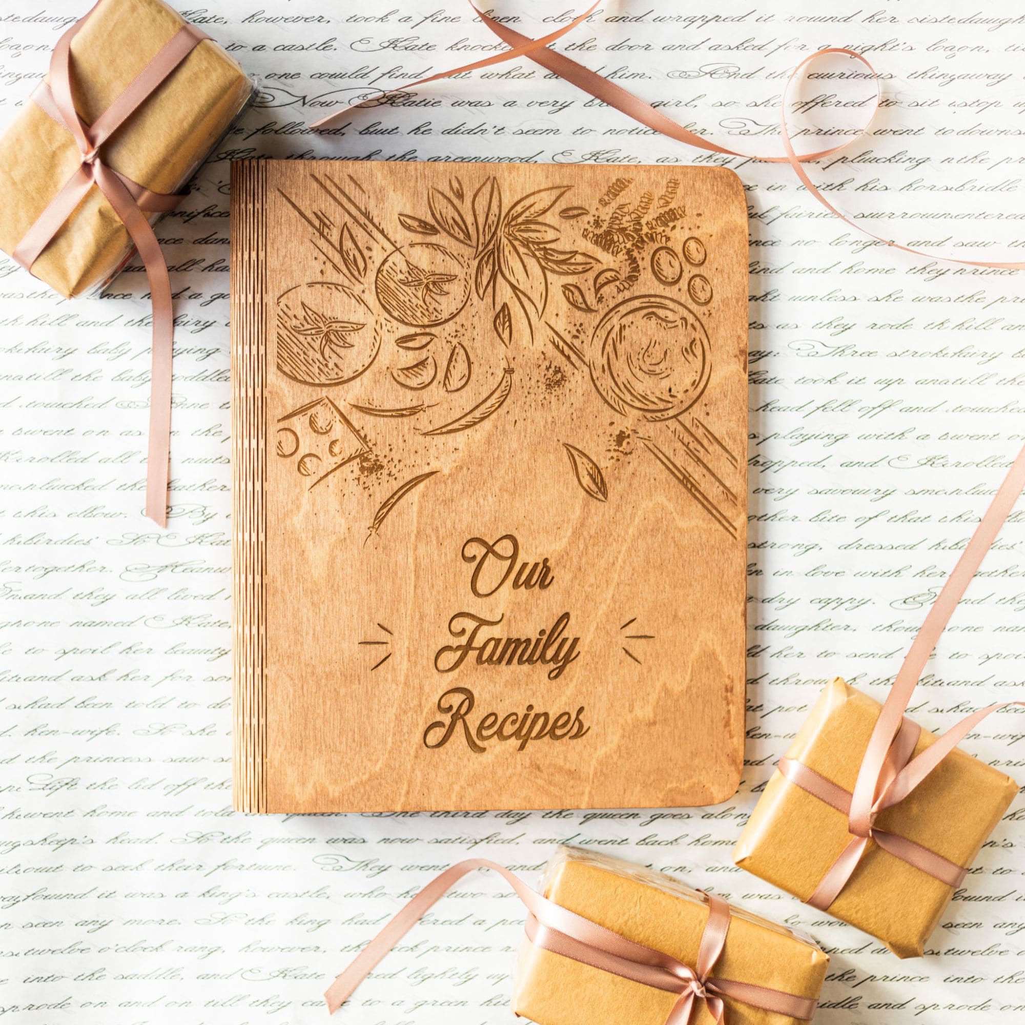 Wooden Recipe Book – Tomatoes Theme - SJB-DIAMOND ELITES