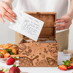 Wooden Recipe Box – Bakery Theme - SJB-DIAMOND ELITES