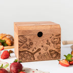 Wooden Recipe Box – Bakery Theme - SJB-DIAMOND ELITES