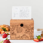 Wooden Recipe Box – Pastries Collection - SJB-DIAMOND ELITES