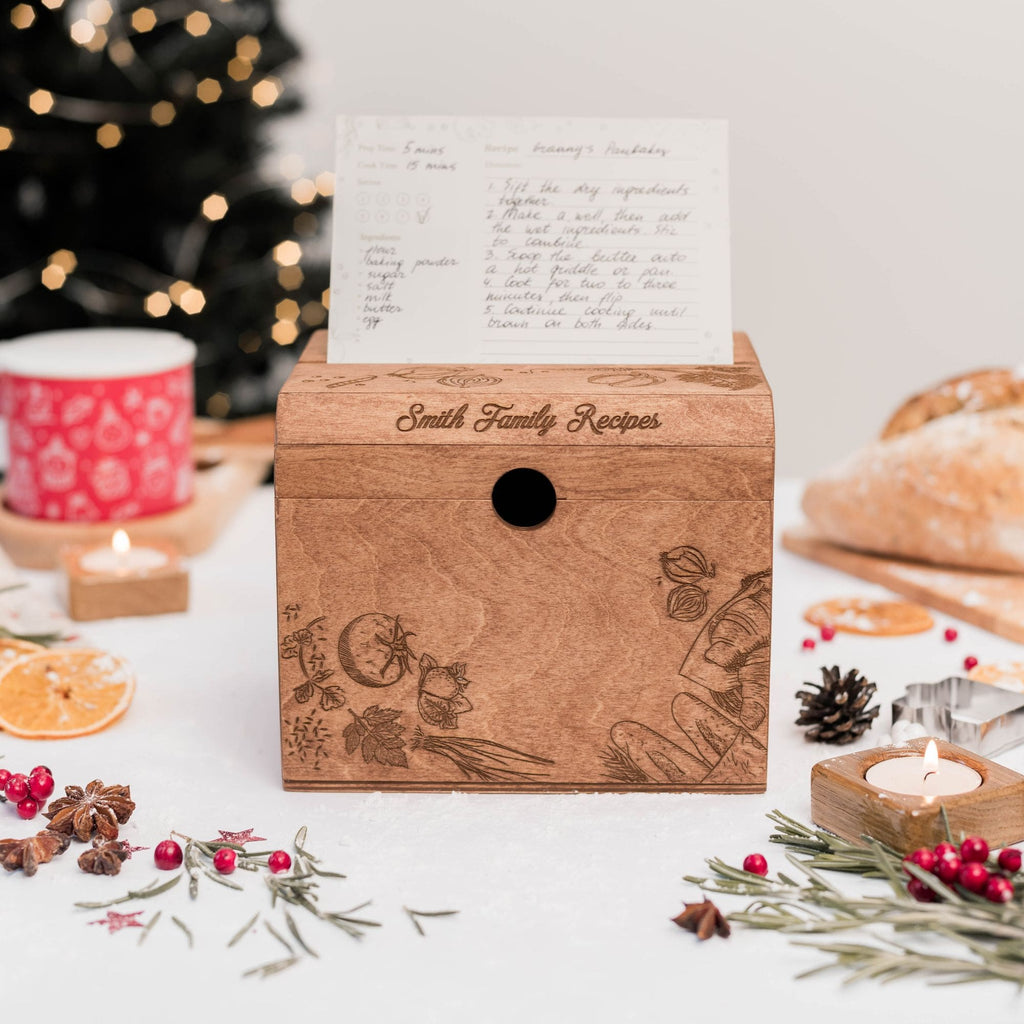 Wooden Recipe Box – Peppers Theme - SJB-DIAMOND ELITES