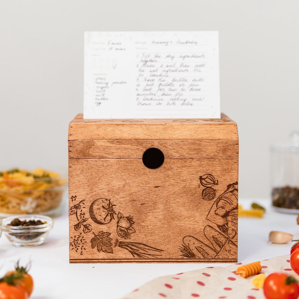 Wooden Recipe Box – Peppers Theme - SJB-DIAMOND ELITES