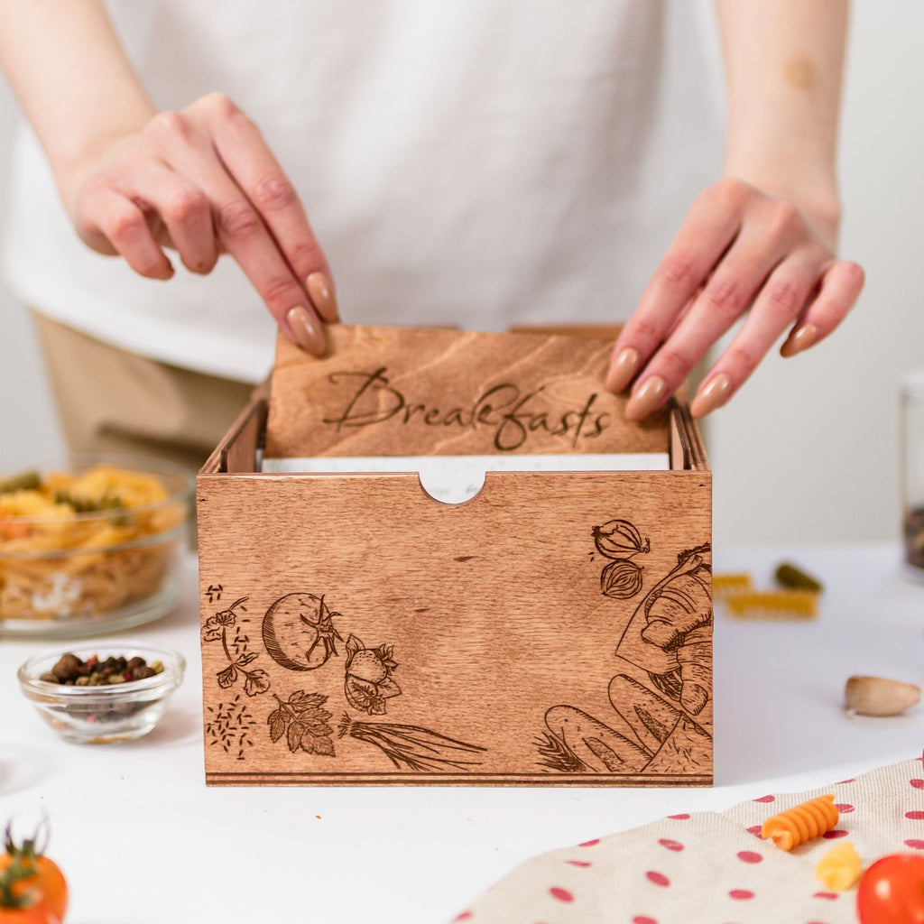 Wooden Recipe Box – Peppers Theme - SJB-DIAMOND ELITES