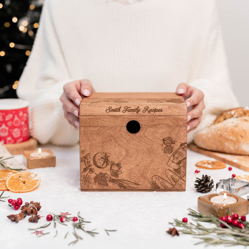 Wooden Recipe Box – Peppers Theme - SJB-DIAMOND ELITES