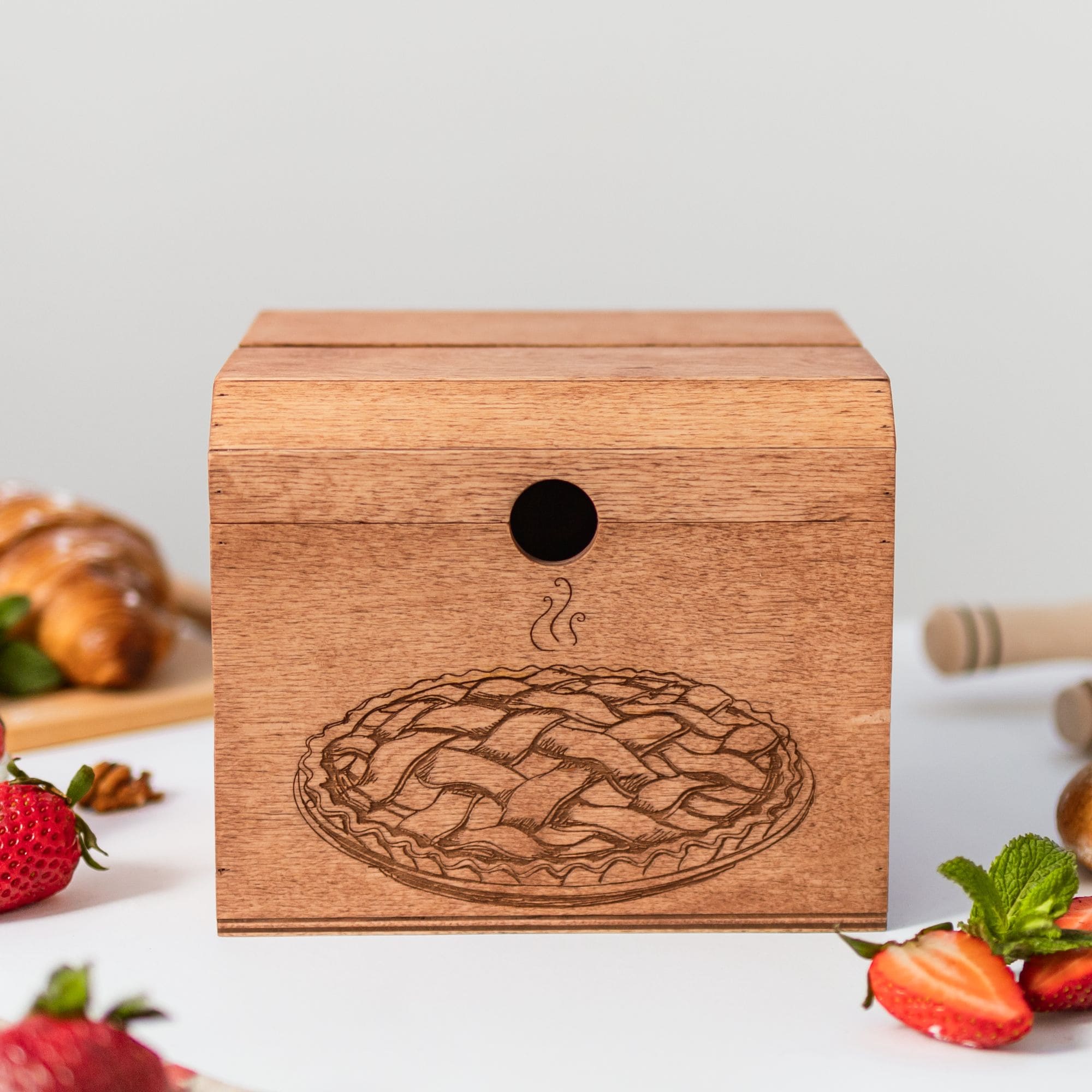 Wooden Recipe Box – Pies & Desserts - SJB-DIAMOND ELITES