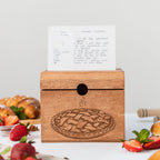 Wooden Recipe Box – Pies & Desserts - SJB-DIAMOND ELITES