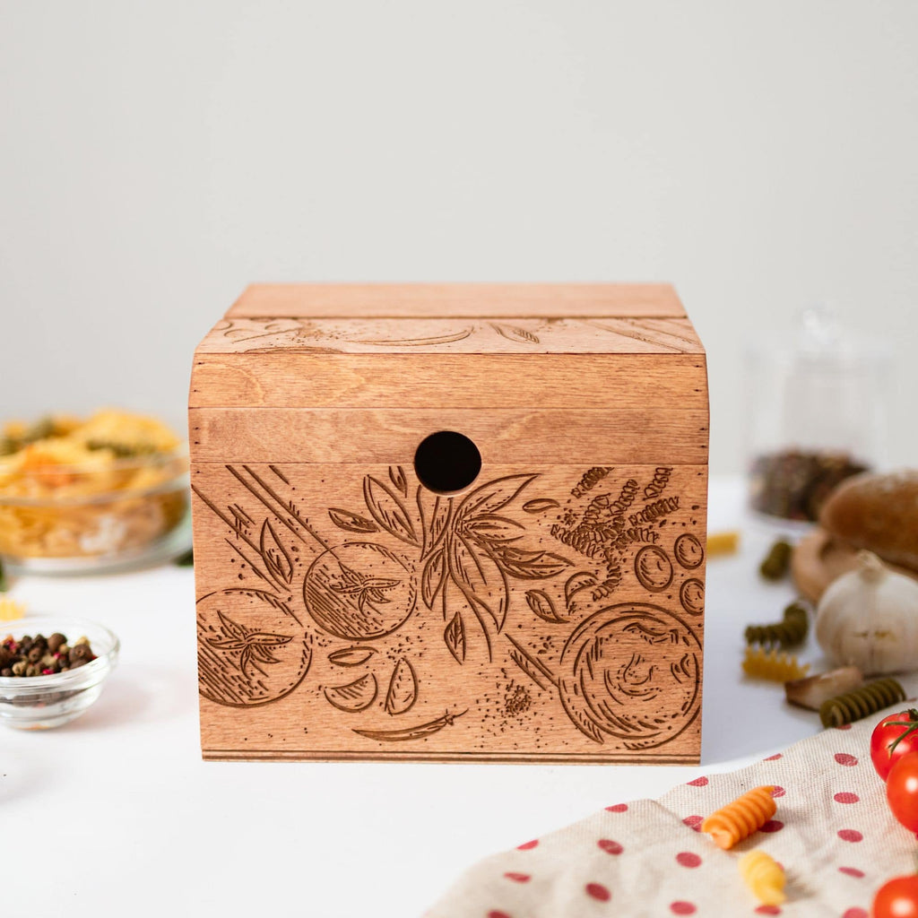 Wooden Recipe Box – Tomatoes Design - SJB-DIAMOND ELITES