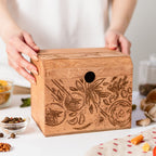 Wooden Recipe Box – Tomatoes Design - SJB-DIAMOND ELITES