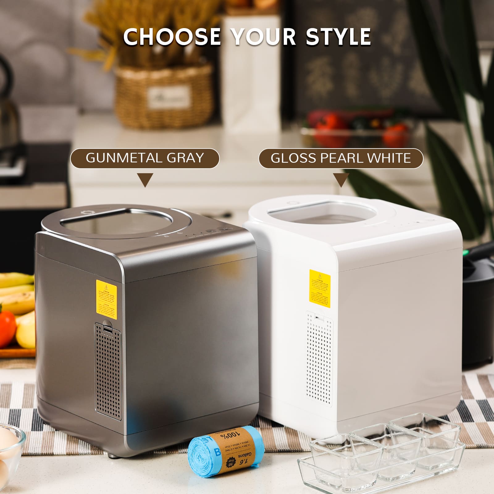 Revive Electric Kitchen Composter, Visual Version Airthereal