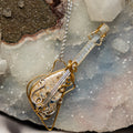 Rhyolite "Guitar" Wire Wrap Crystal Pendant - SJB-DIAMOND ELITES