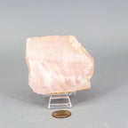 Rose Quartz Slice, Polished Crystal