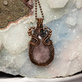 Rose Quartz Wire Wrap Crystal Pendant #2 - SJB-DIAMOND ELITES
