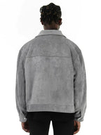Boxy Suede Jacket Pi-Mart