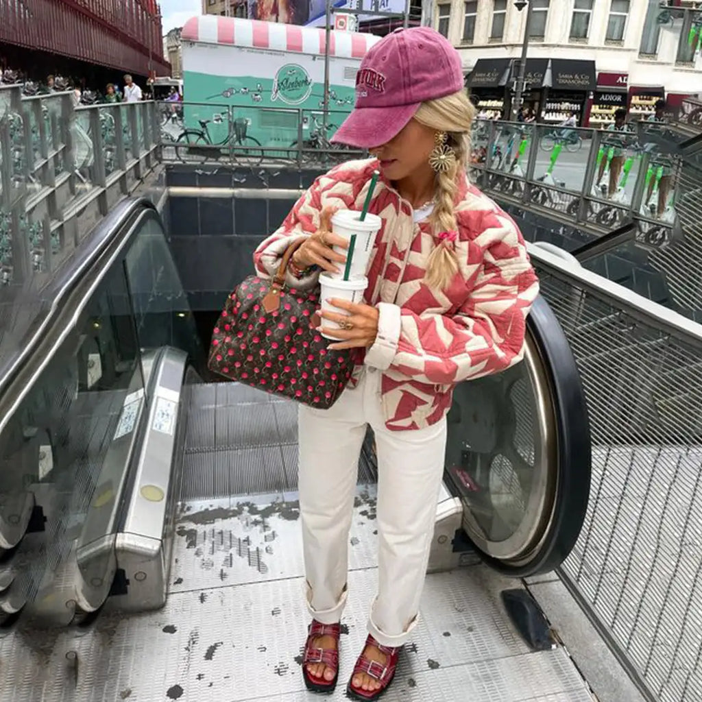 Floral Patchwork Jacket Pi-Mart