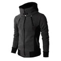 Men's Zip Up Hooded Jacket - Casual Slim Sports Cardigan Pi-Mart